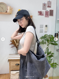 水泥灰編織hobo大袋