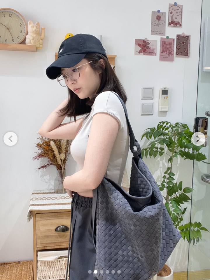 水泥灰編織hobo大袋