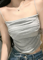 心口摺摺bra top 【3色入】