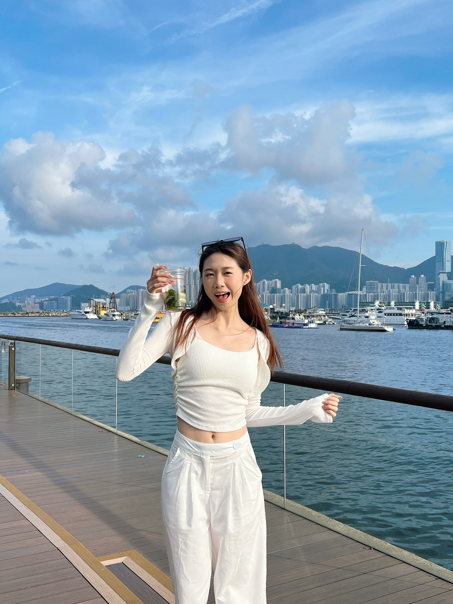 薄薄針織大波波背心外套套裝 【3色入】