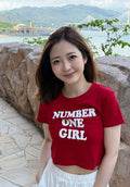 NUMBER ONE GIRL Tee (Rosie同款）【4色入】