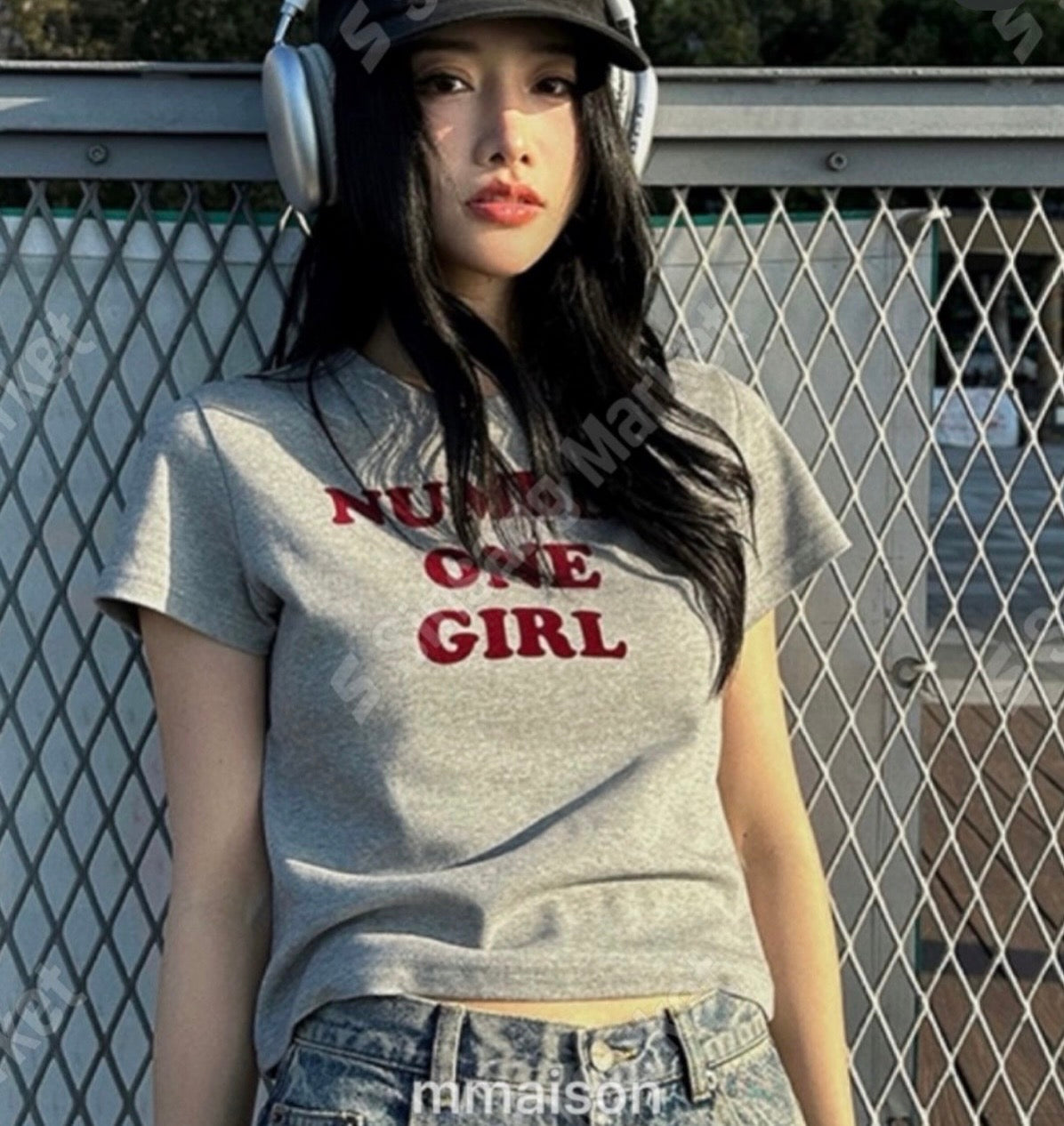 NUMBER ONE GIRL Tee (Rosie同款）【4色入】