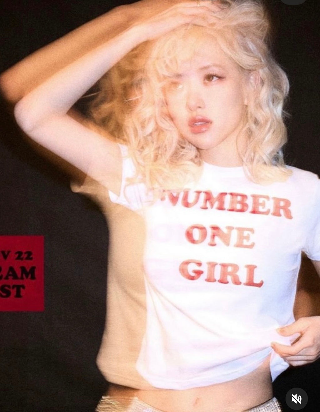 NUMBER ONE GIRL Tee (Rosie同款）【4色入】